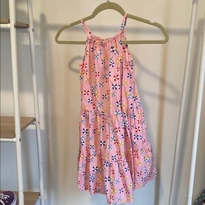 Floral Pink Kids Dress